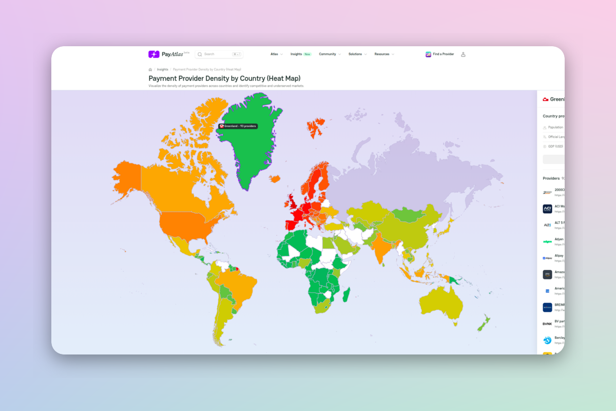 Atlas heat map redesign
