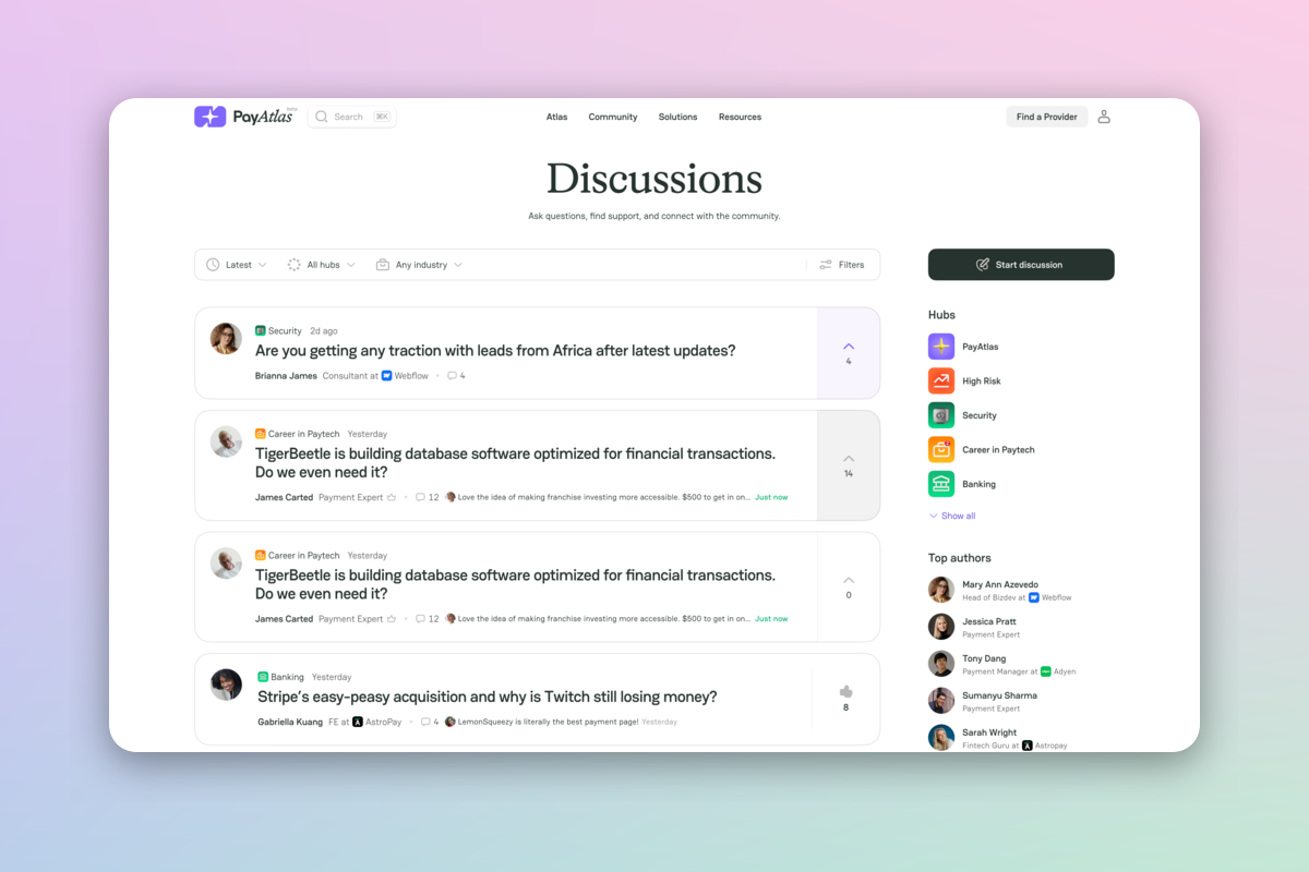 Discussions