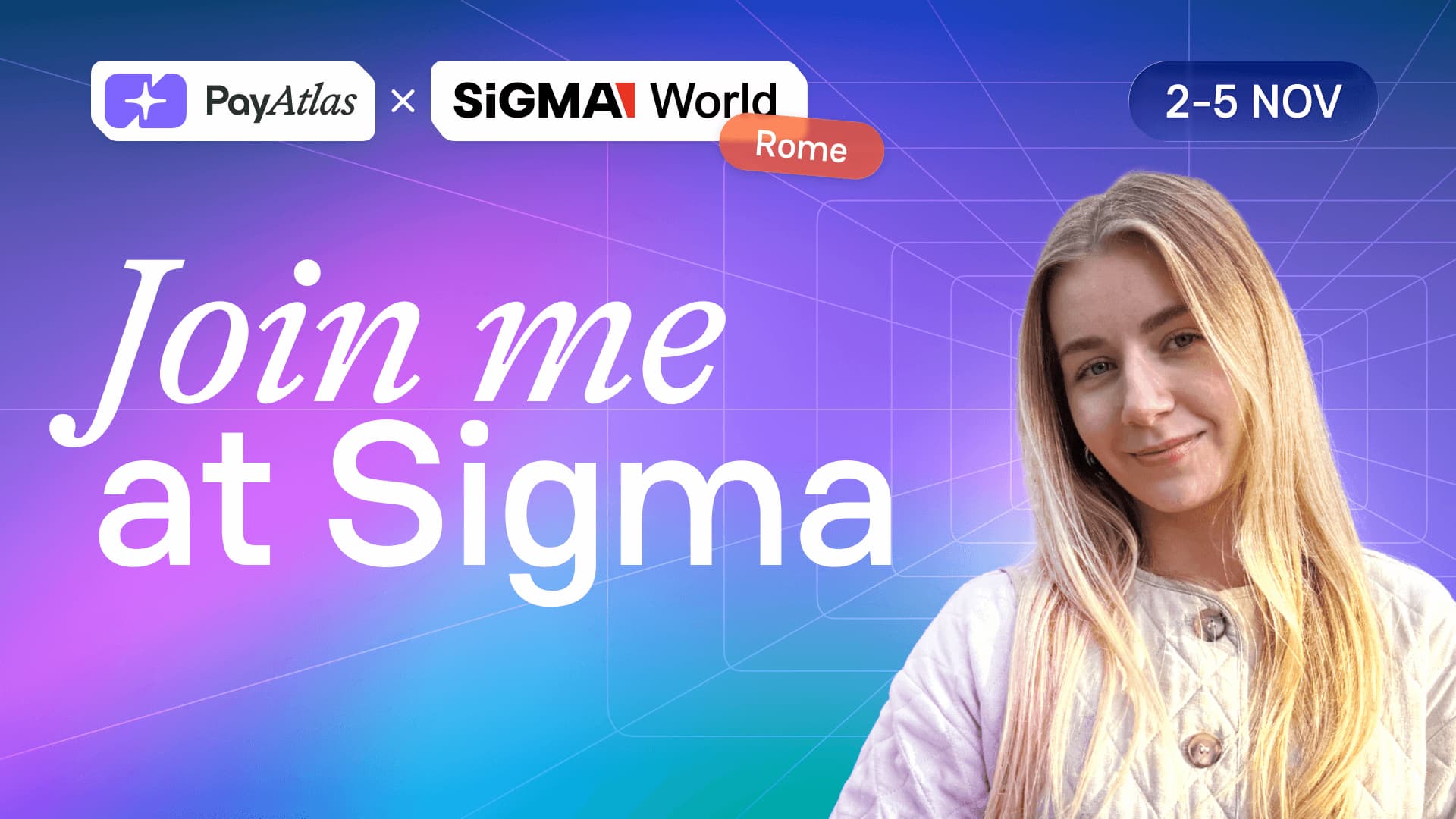 PayAtlas is heading to SiGMA World 2026 in Rome